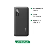 UGREEN 10000mAh 20W Two-way Fast Charging Power Bank – PB311 – 25742 – 1 Year Warranty