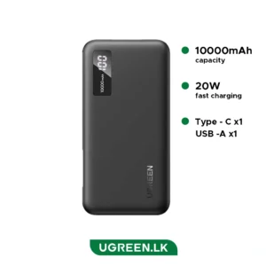 UGREEN 10000mAh 20W Two-way Fast Charging Power Bank – PB311 – 25742 – 1 Year Warranty