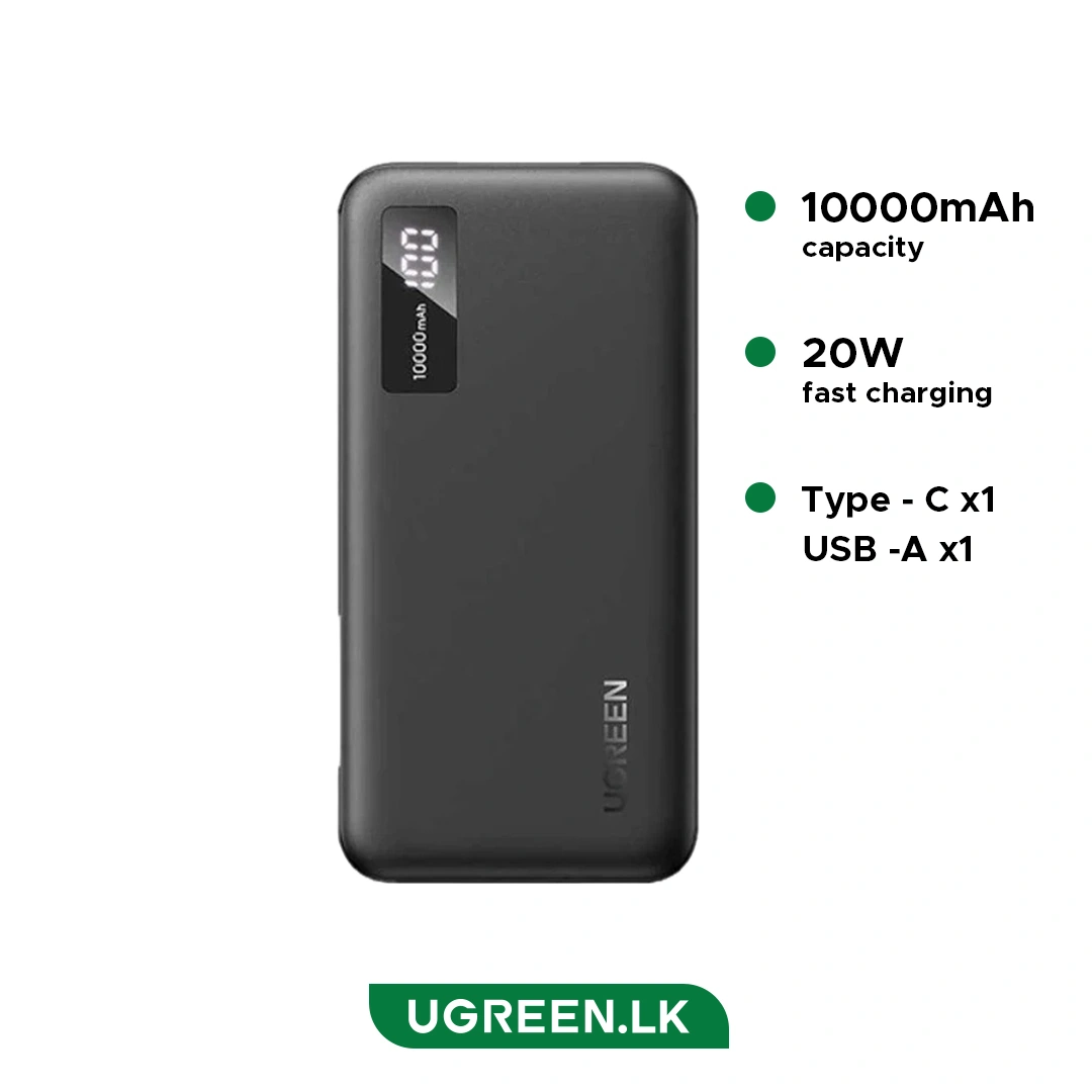 UGREEN-10000mAh-20W-Two-way-Fast-Charging-Power-Bank-PB311-25742-1-Year-Warranty