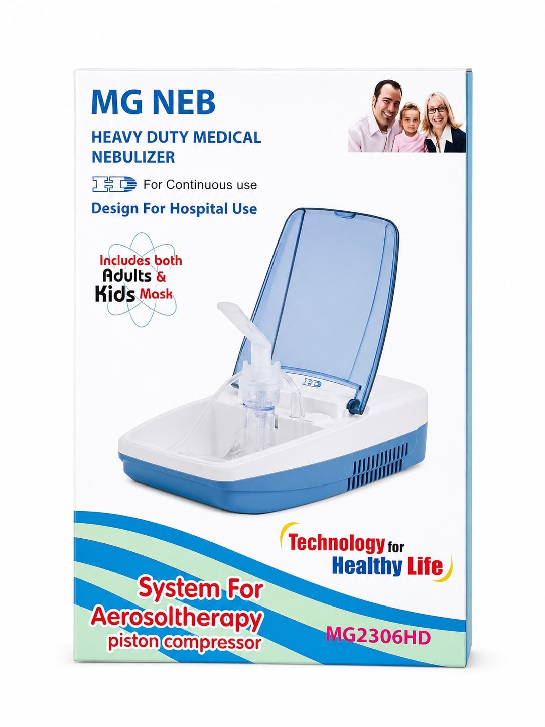 MG Branded Heavy Duty Medical Nebulizer